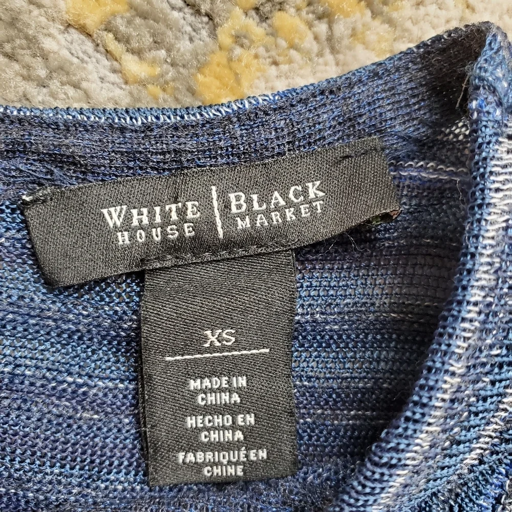 WHBM Asymmetric Layer Sweater Tank